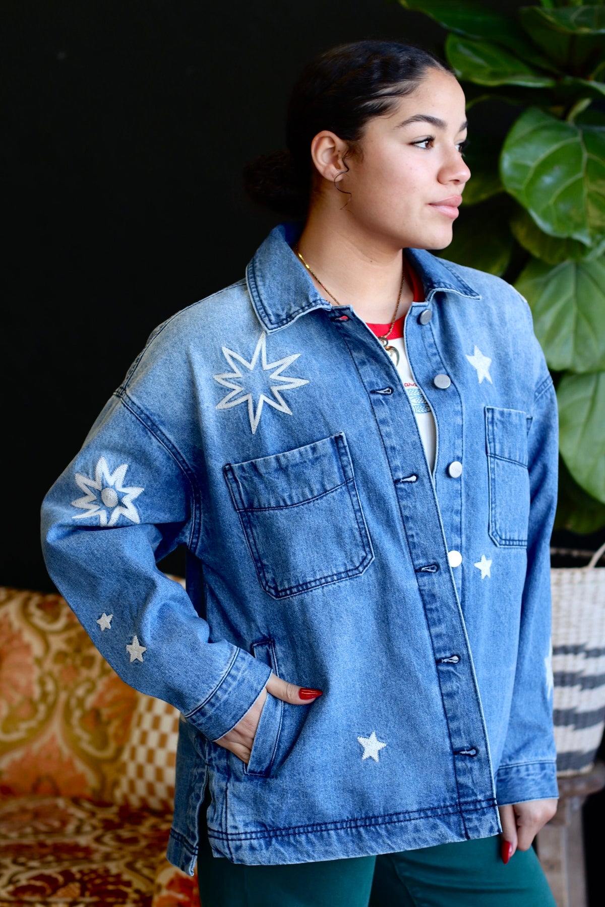 She's A Star Denim Jacket