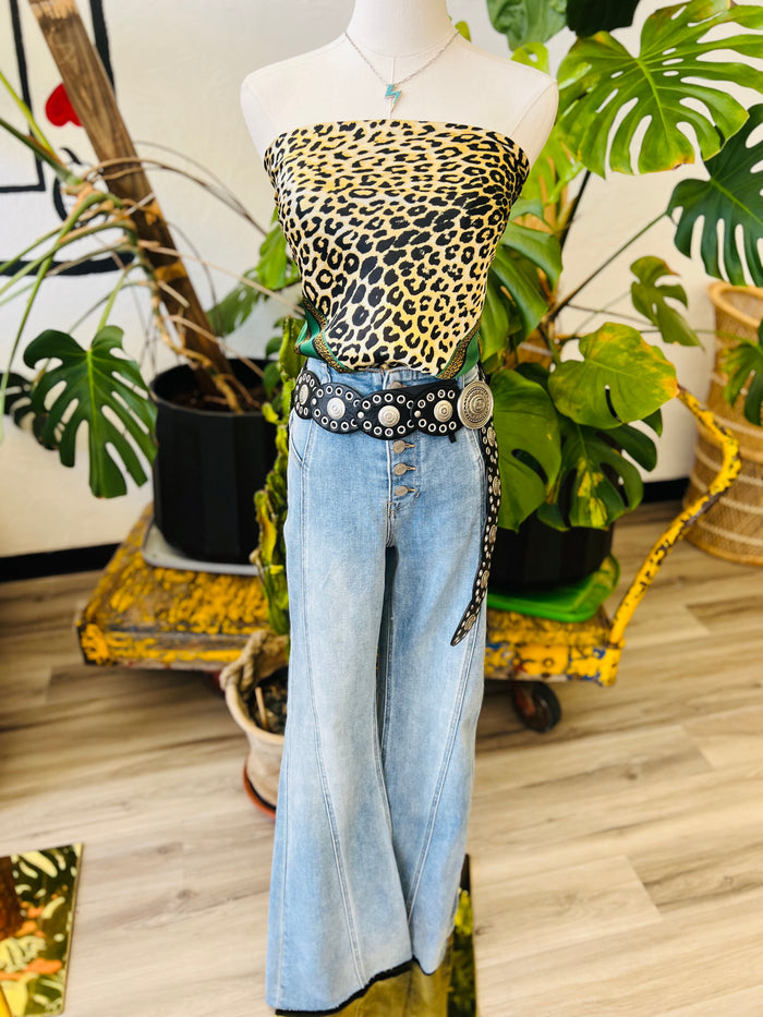 Penny Light Wash Flare Jeans