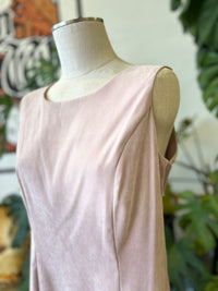 Vault Vintage | Pink Suede Dress w/Cardi size 12