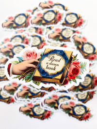 Read a D*mn Book Sticker