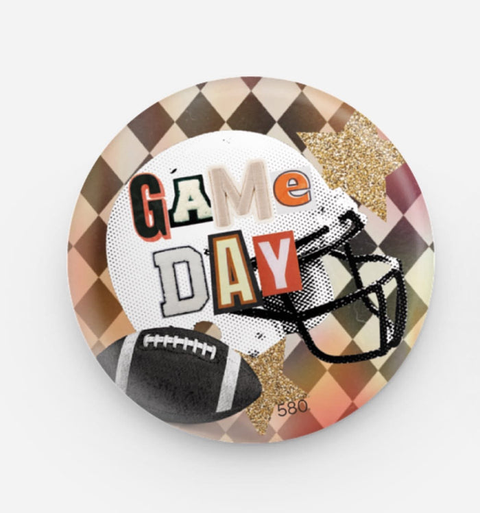 Spirit Buttons + Game Day Check
