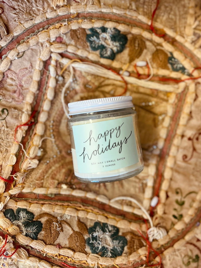 Happy Holidays Candle 3oz