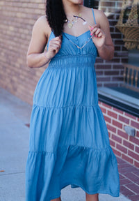 Cora Chambray Midi Dress
