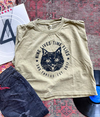 580 9yr Anniversary Tee - Green Muscle Tee