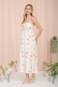 Tea Party Scalloped Midi Dress