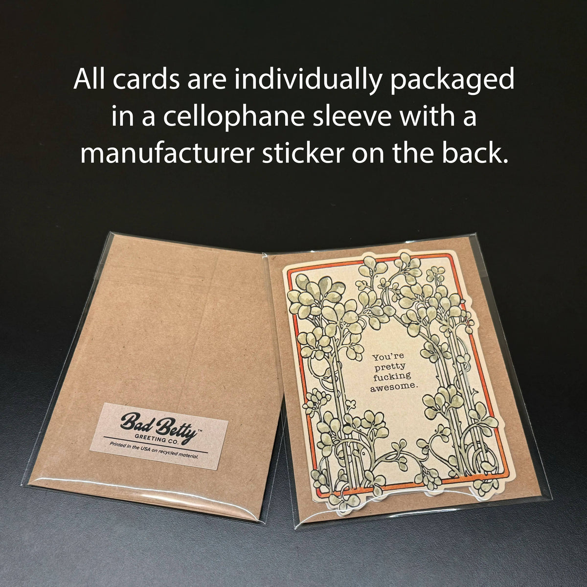 Feel Better, Faker Vintage Card