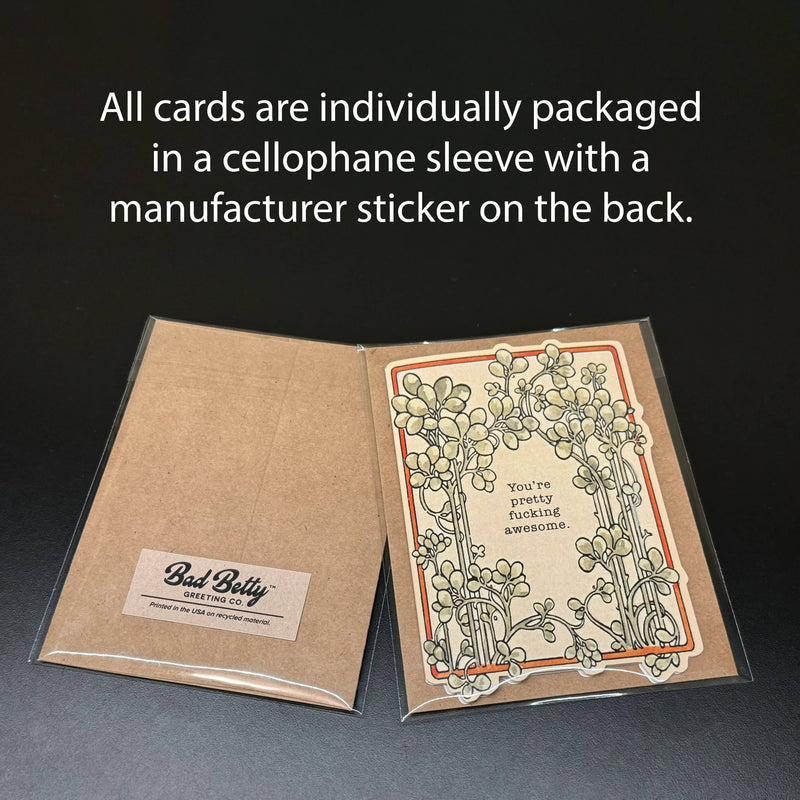 Feel Better, Faker Vintage Card