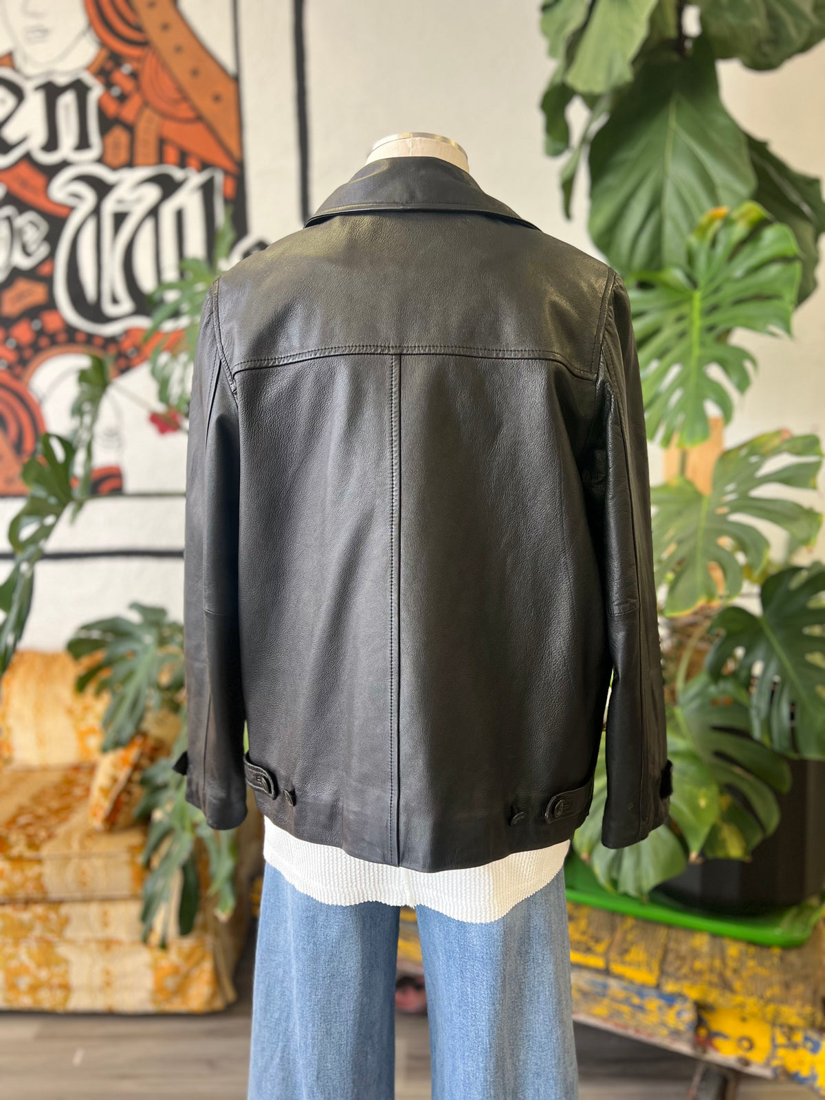Vault | NY Leather Jacket Small