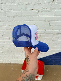 580 Trucker Hat + We the People Blue