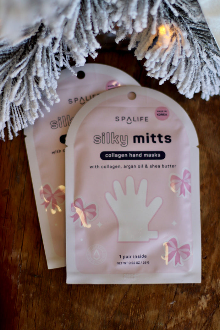Christmas Holiday Silky Mitts Collagen Hand Gloves - 1 Pair