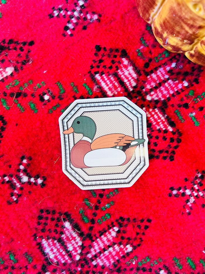 Mallard Duck 90's Country Sticker