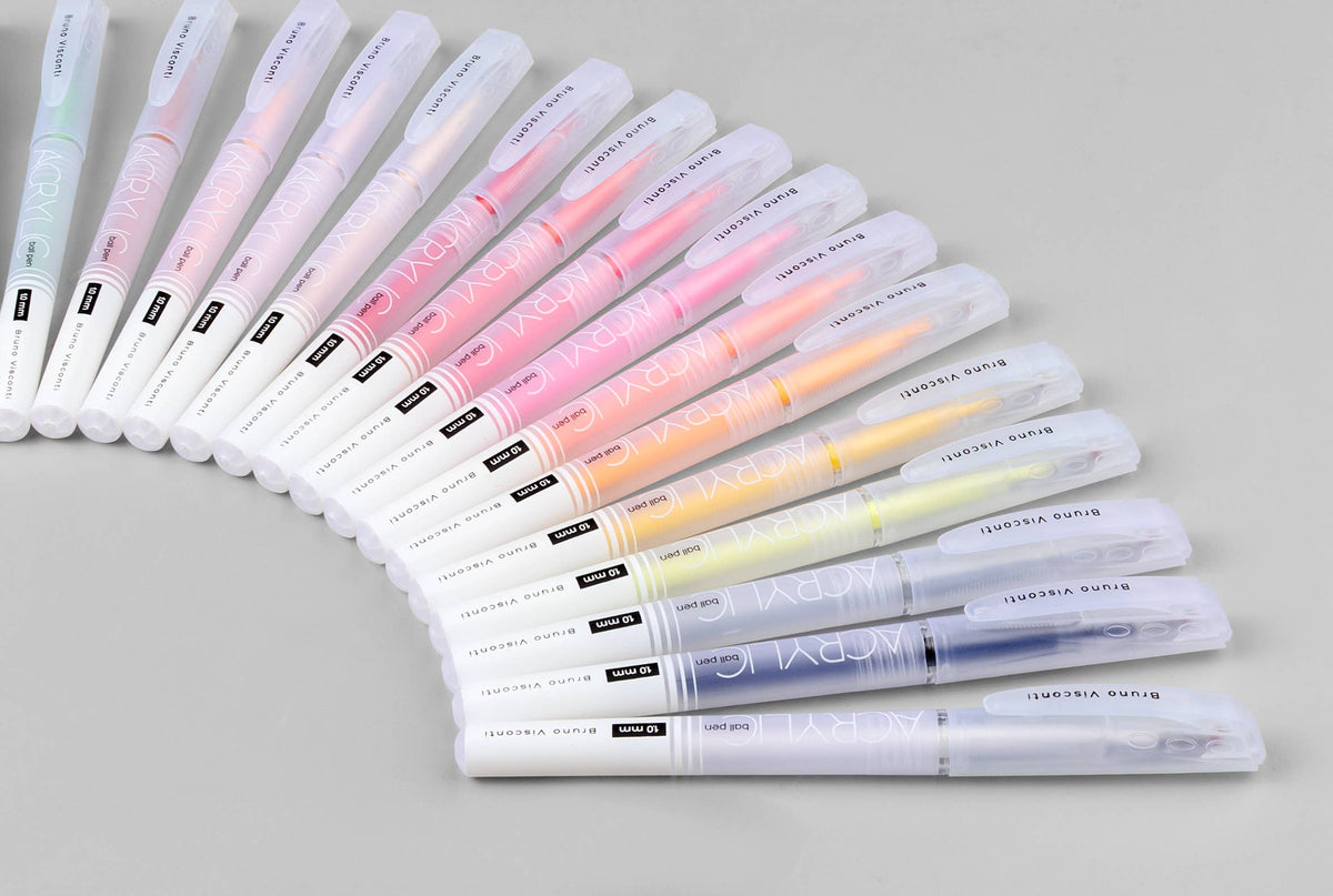 Acrylic Pens Set 12 colors