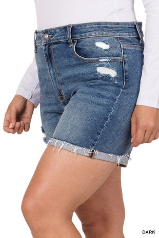 Curve + Allie Denim shorts