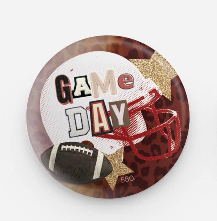 Spirit Buttons + Game Day Leo