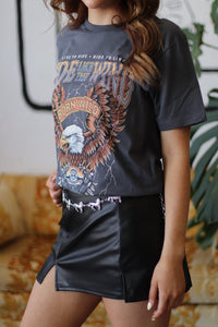 Ride Like The Wind Dark Gray Graphic Tee