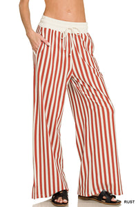 Stella Stripe Pants + Rust