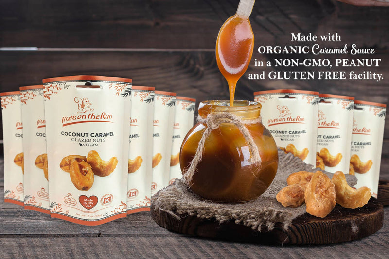 Coconut Caramel Glazed Nuts