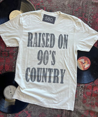 Ivory Raised on 90s Country Graphic Tee