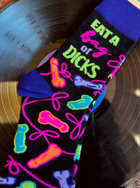 Eat a Bag of D*cks Crew Socks