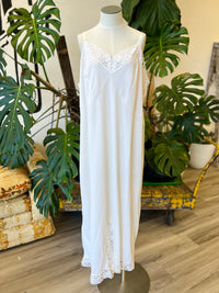 Vault | Long White Slip Dress 2XL