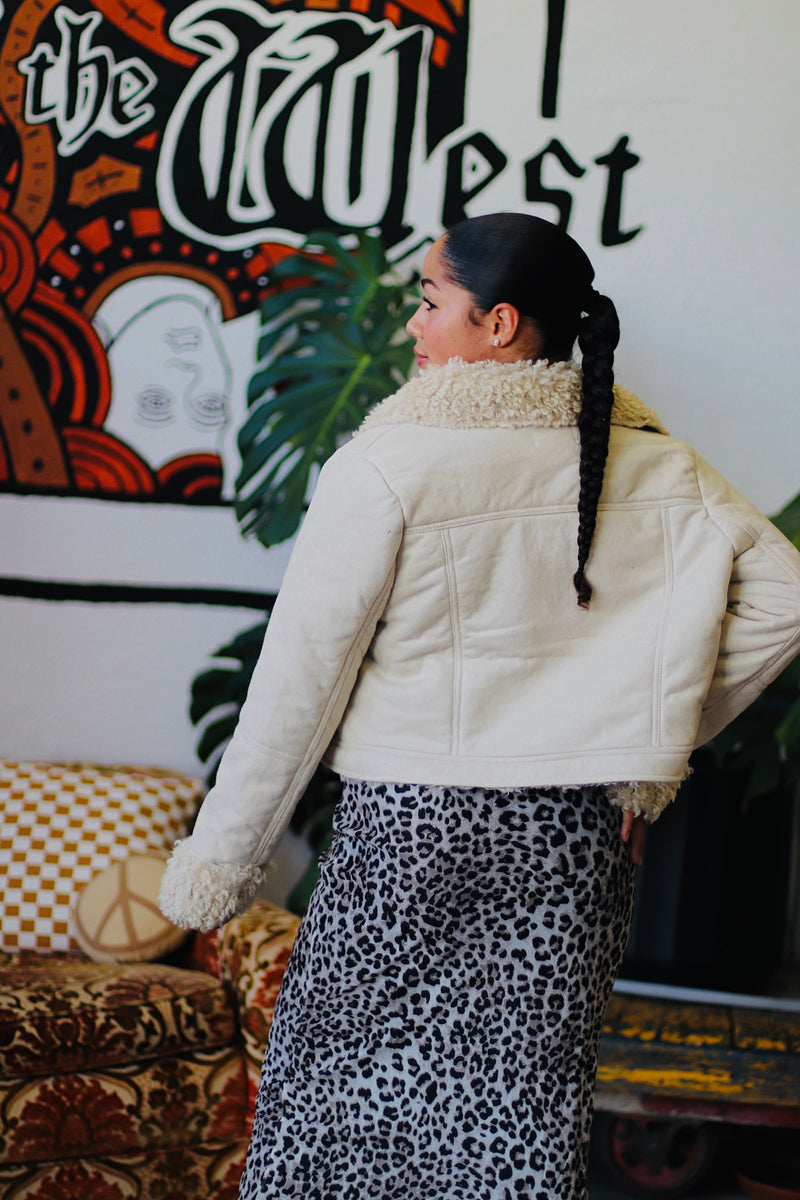 Penny Lane 2.0 Faux Fur Coat in Cream