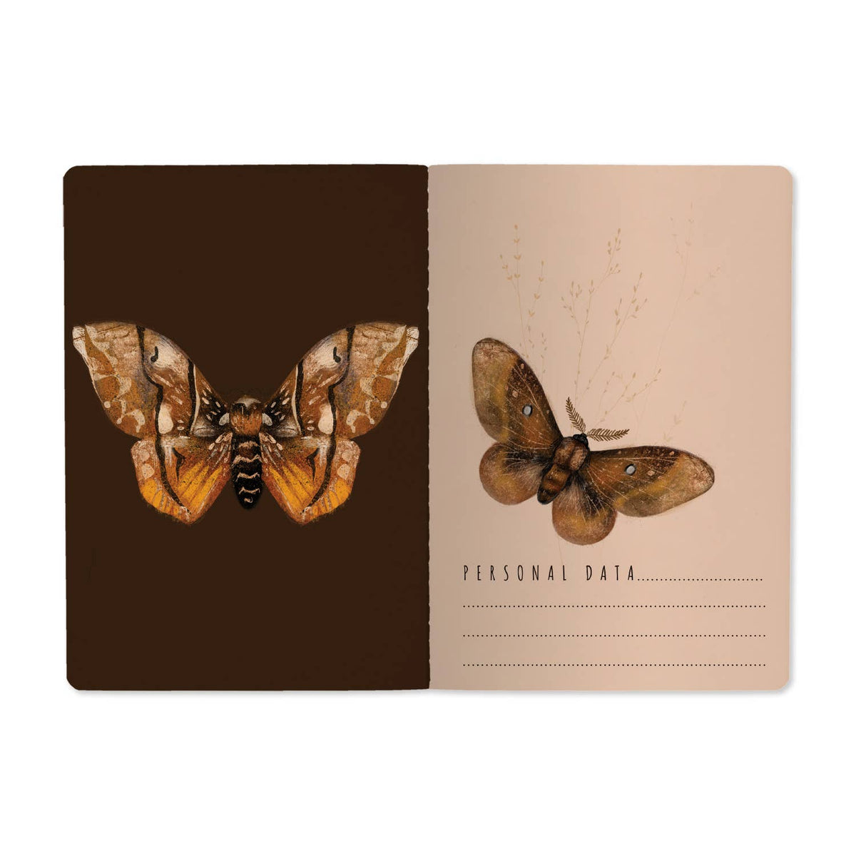 A5 Soft Cover Butterfly Notebook