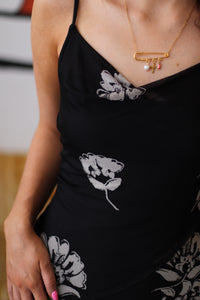 Hot Date Floral Asymmetrical Hem Mini Dress