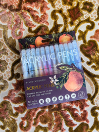 Acrylic Pens Set 12 colors
