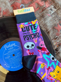 Cute but Psycho Crew Socks