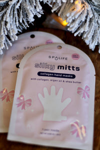 Christmas Holiday Silky Mitts Collagen Hand Gloves - 1 Pair
