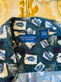 Vault | Corded Leaf Button Down Large