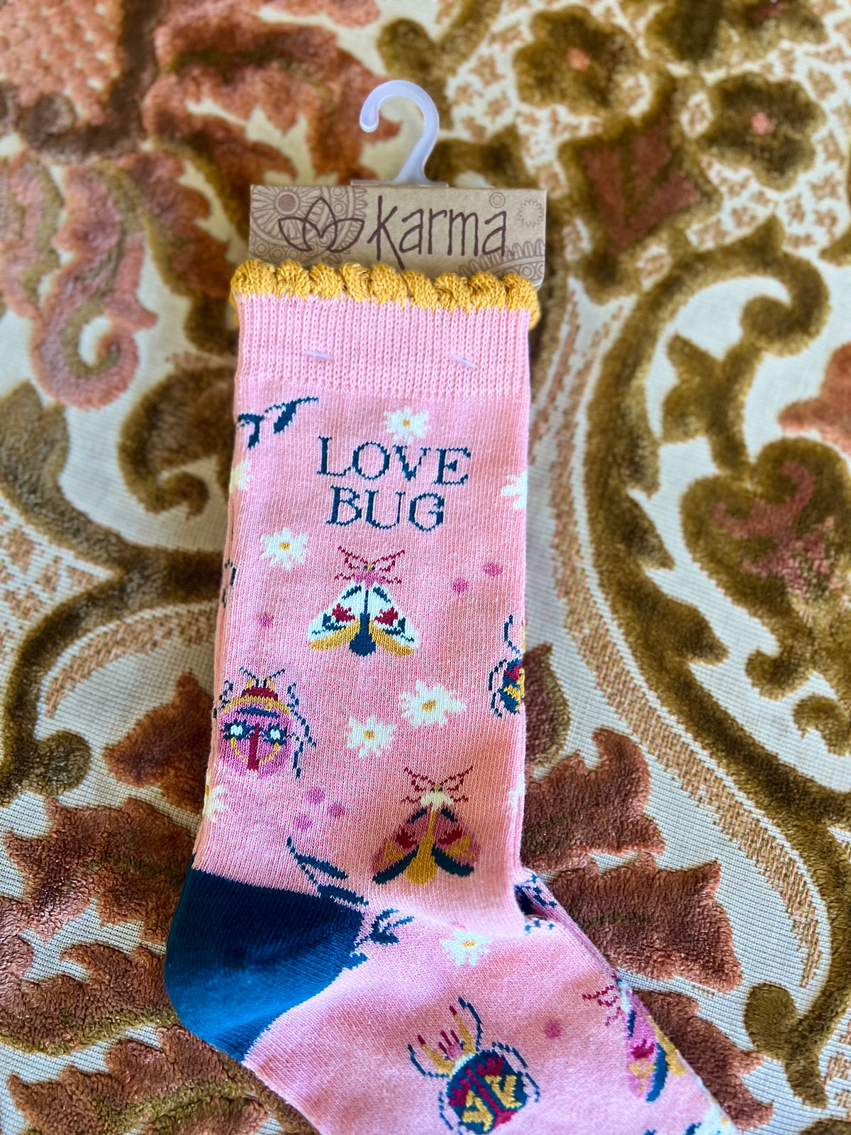 Love Bug Crew Socks