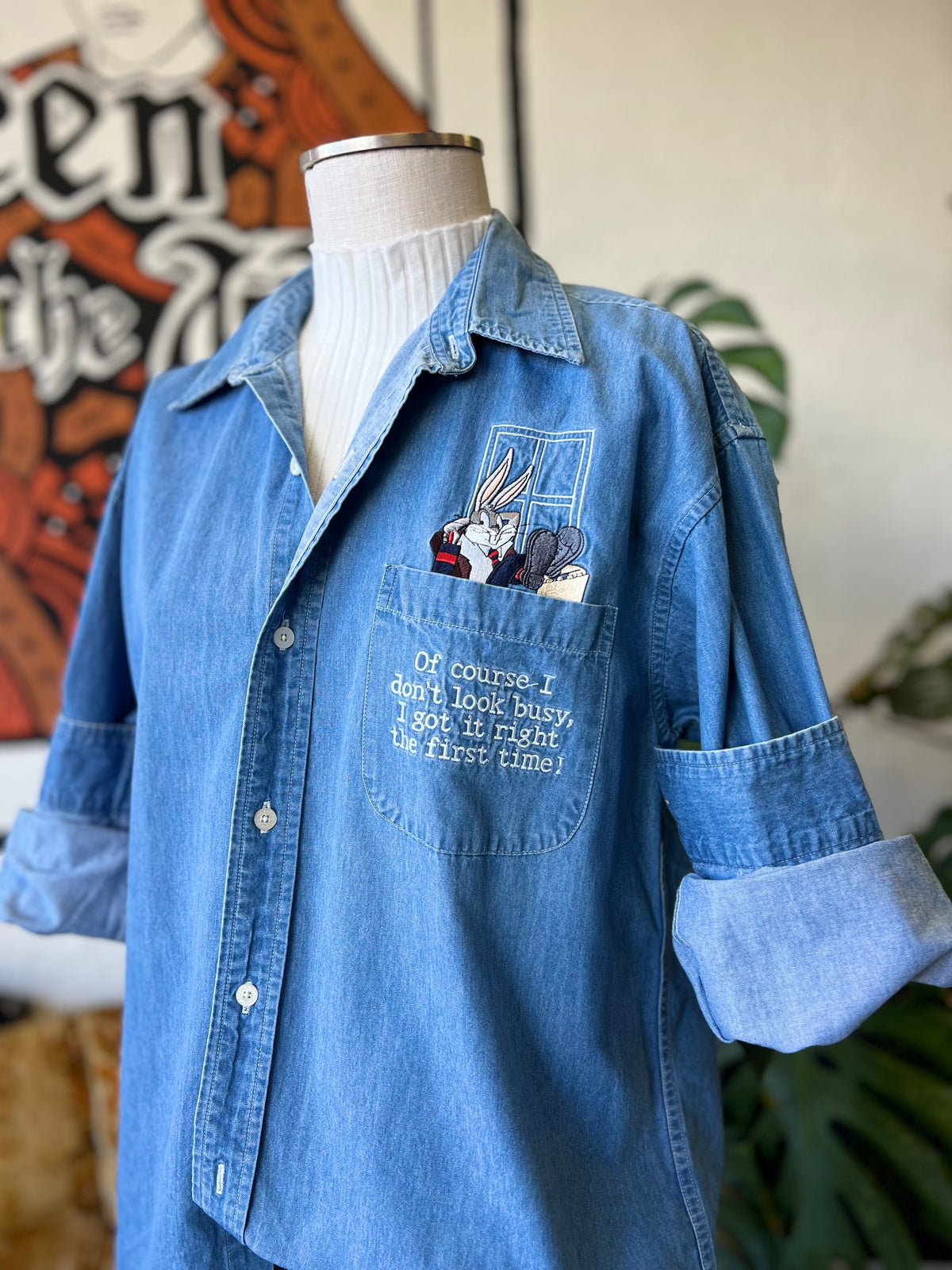 Vault | Bugs Denim shirts XL
