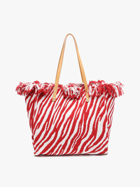 Summer*Door*Buster- Madi Tote || Red Zebra