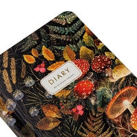 A6 Mini Vegan Leather Hardcover Daily Planner