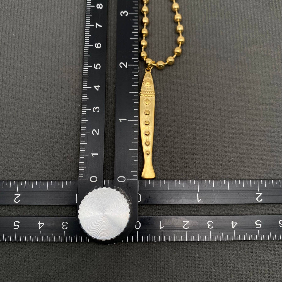 Fish Charm 18K Gold Plated Stainless Steel Necklace