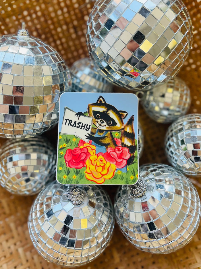 Trashy Racoon Sticker