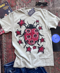 Starstruck Ladybug Sage Graphic Tee