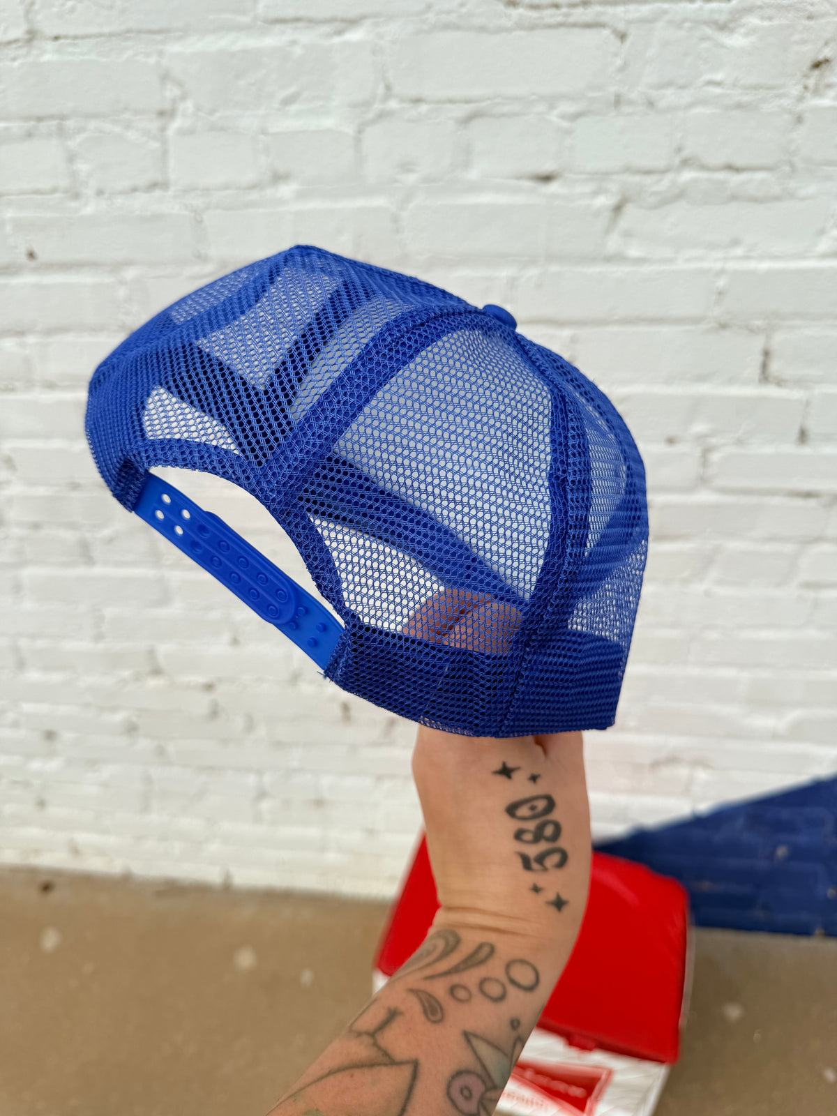 580 Trucker Hat + We the People Blue