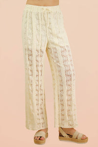 Summer Lace Pants in Ivory