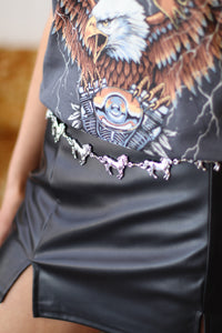 Silver Multi Horse Chain Belt