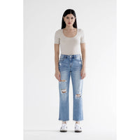 Carter High Rise Ripped Jeans