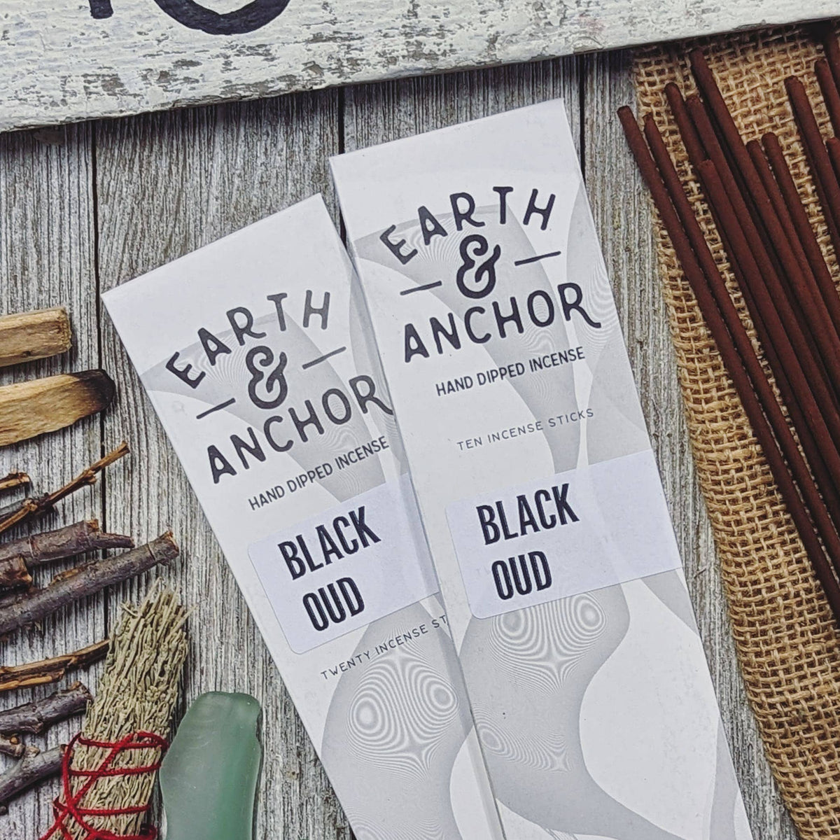 Black Oud Hand Dipped Incense