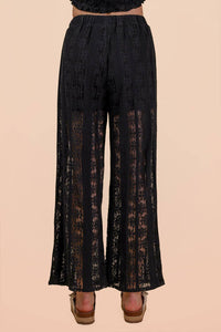 Summer Lace Pants in Black