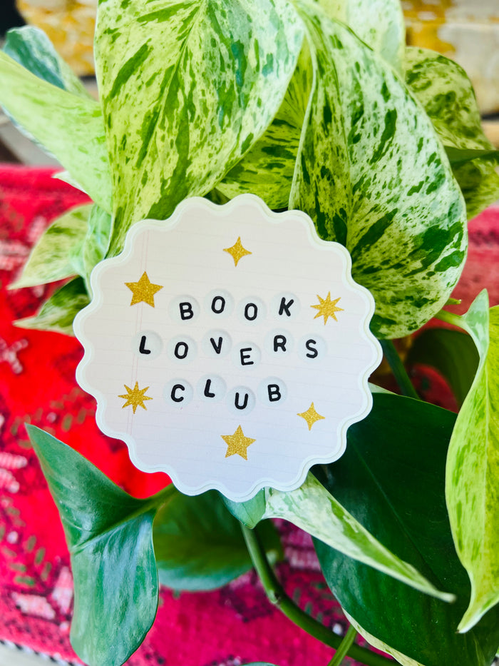 Book Lovers Club Sticker