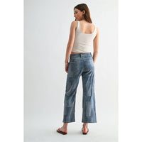Fleetwood Patchwork Cropped Jeans