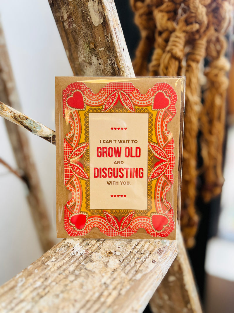 Can't Wait to Grow Old With You Card