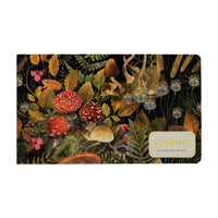 Horizontal Vegan Leather Weekly Planner Forest Mushrooms