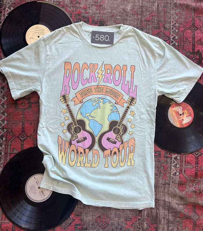 Mint Rock and Roll World Tour Graphic Tee
