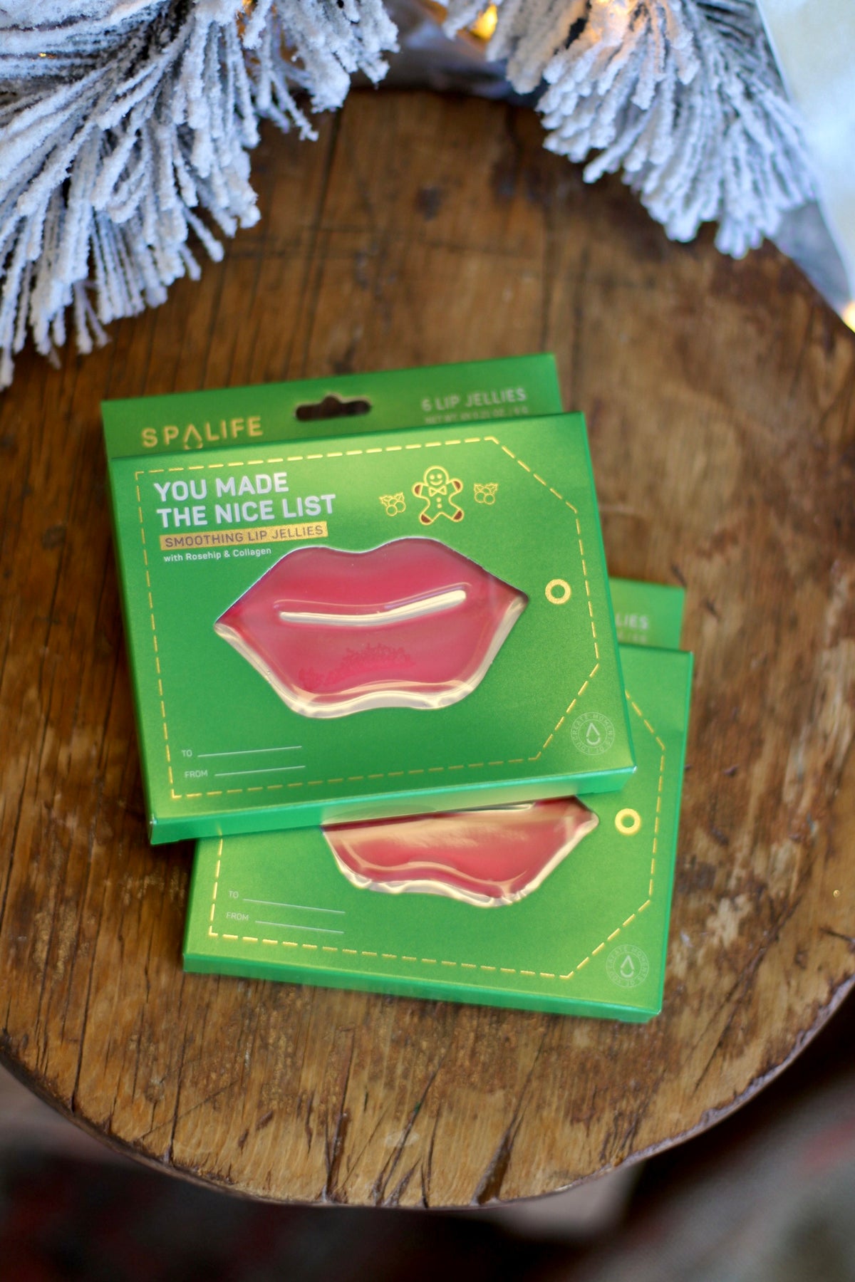 Christmas Holiday Nice List Lip Masks Gift Set 6 Pairs